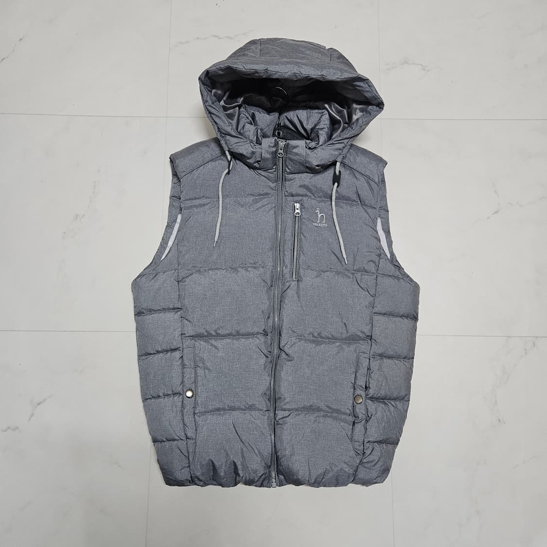 100 헤지스골프 덕다운 패딩조끼 상품이미지2