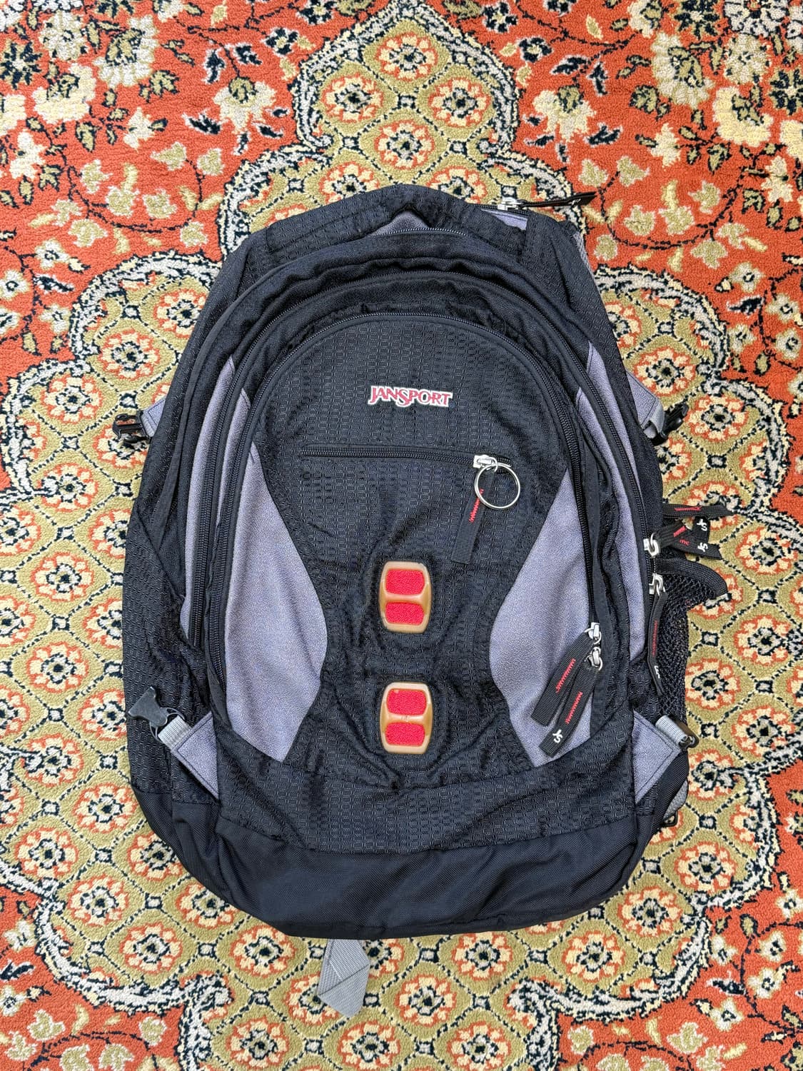 Jansport Airlift 2 블랙/그레이 빈티지 백팩 상품이미지1