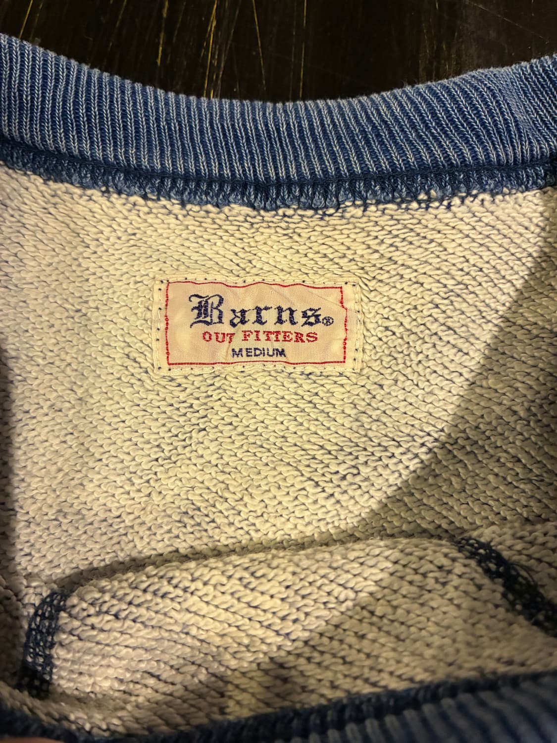 M) 반스 아웃피터스 워싱 맨투맨 상품이미지2