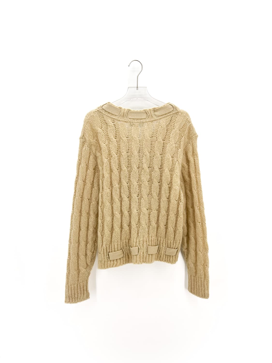 빈티지 리본 울 블렌드 가디건 상품이미지8