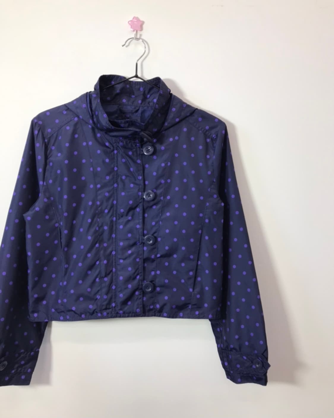 Gap Navy & Purple Polka Dot Windbreaker 상품이미지3