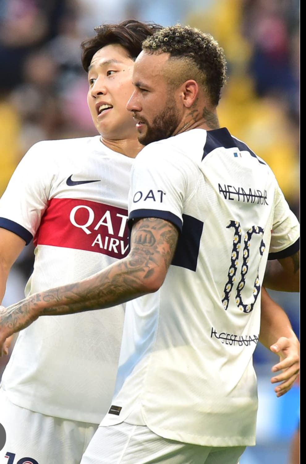 23-24 파리생제르망 네이마르 유니폼 M 피마원 어웨이 상품이미지8