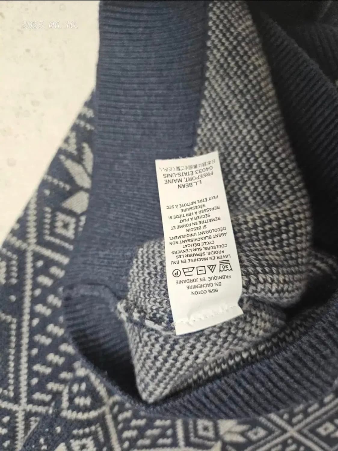 빈티지 엘엘빈 니트 xl  상품이미지5