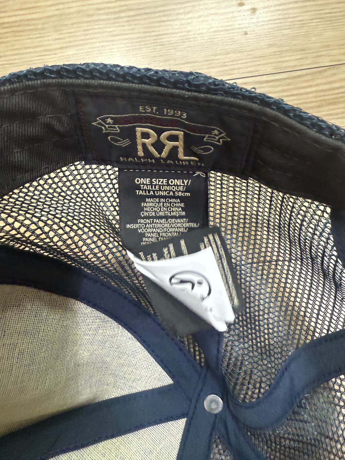 RRL 더블알엘 데님 볼캡 모자 상품이미지4