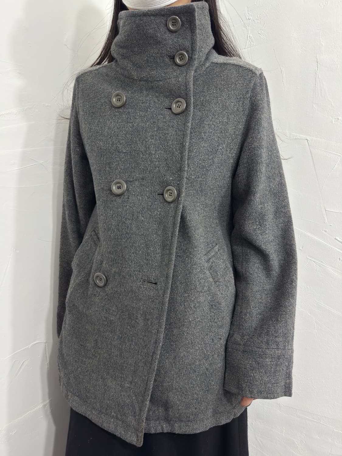 nice claup dubble button wool coat 상품이미지2