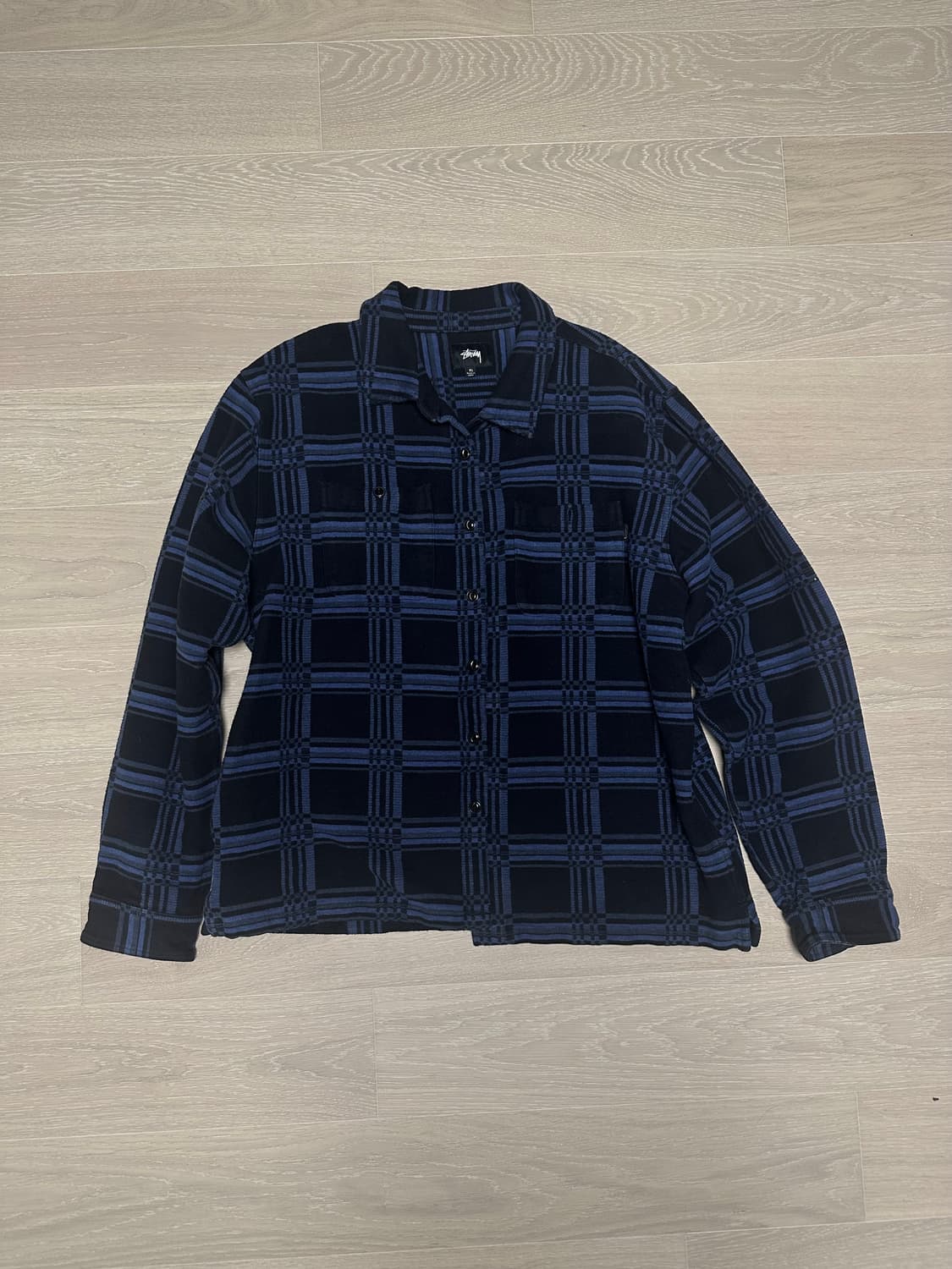 스투시 체크 셔츠 XL  상품이미지1