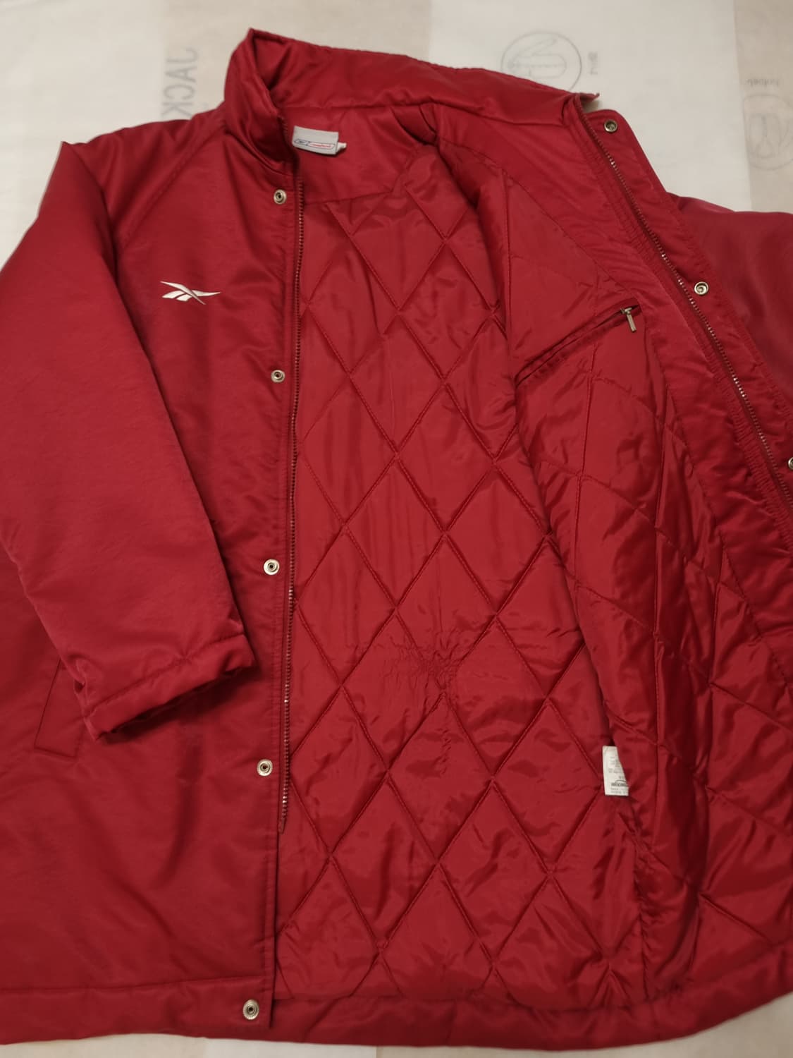 리복 레드 웜업코트 상품이미지2