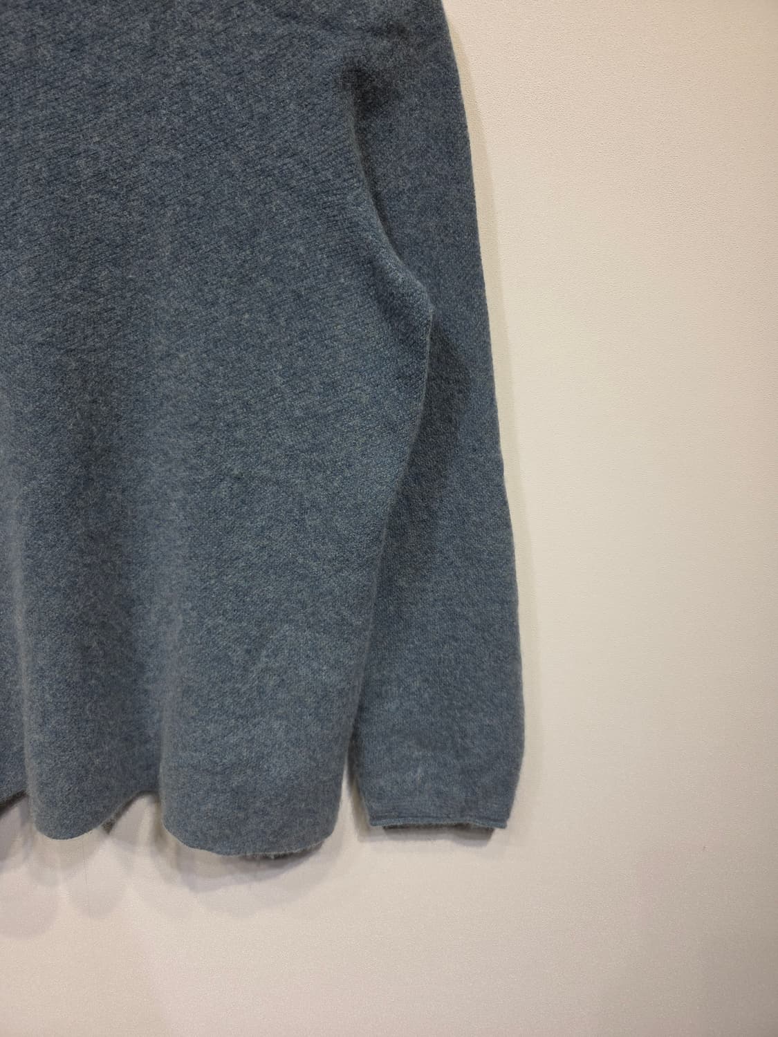 LBL 캐시미어 100% 라운드넥 니트 그레이 상품이미지5