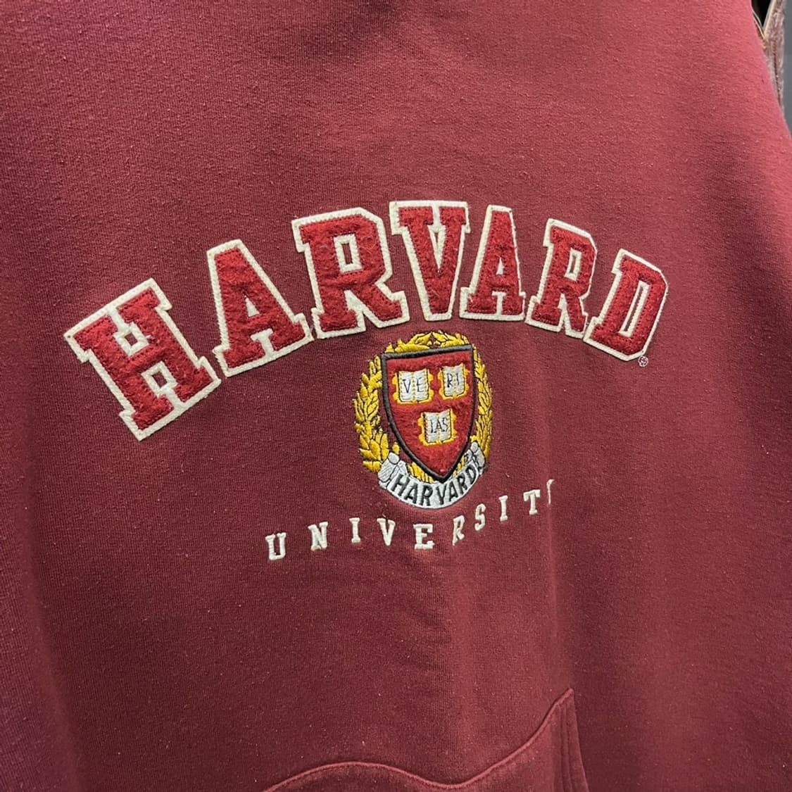 챔피온 하버드 유니버시티 후드 후디 아이비 리그 버건디 N465 상품이미지5