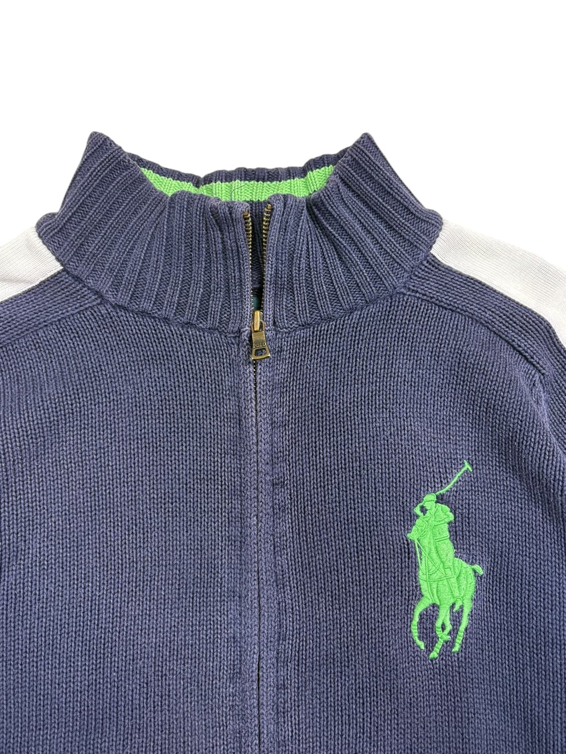 폴로 랄프로렌 니트 집업 네이비 상품이미지7