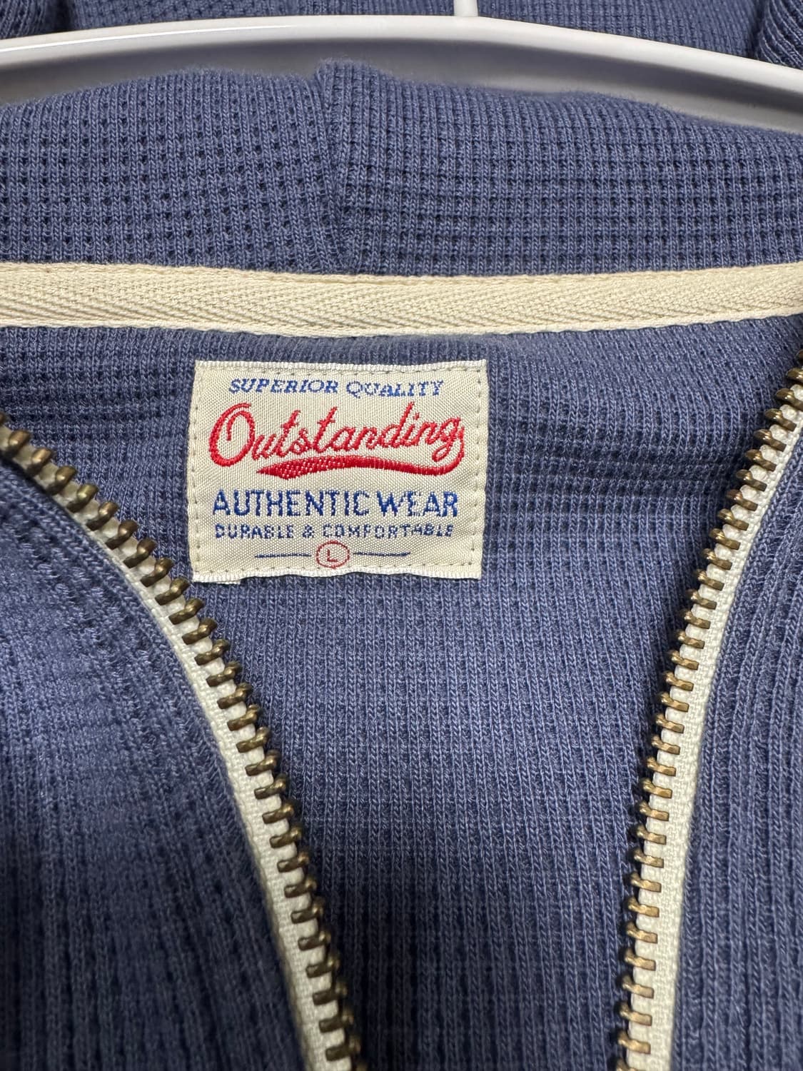 아웃스탠딩 와플 후드집업 상품이미지2