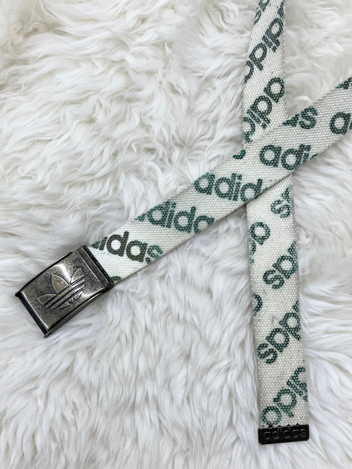 아디다스 캔버스 로고 버클 벨트 상품이미지6