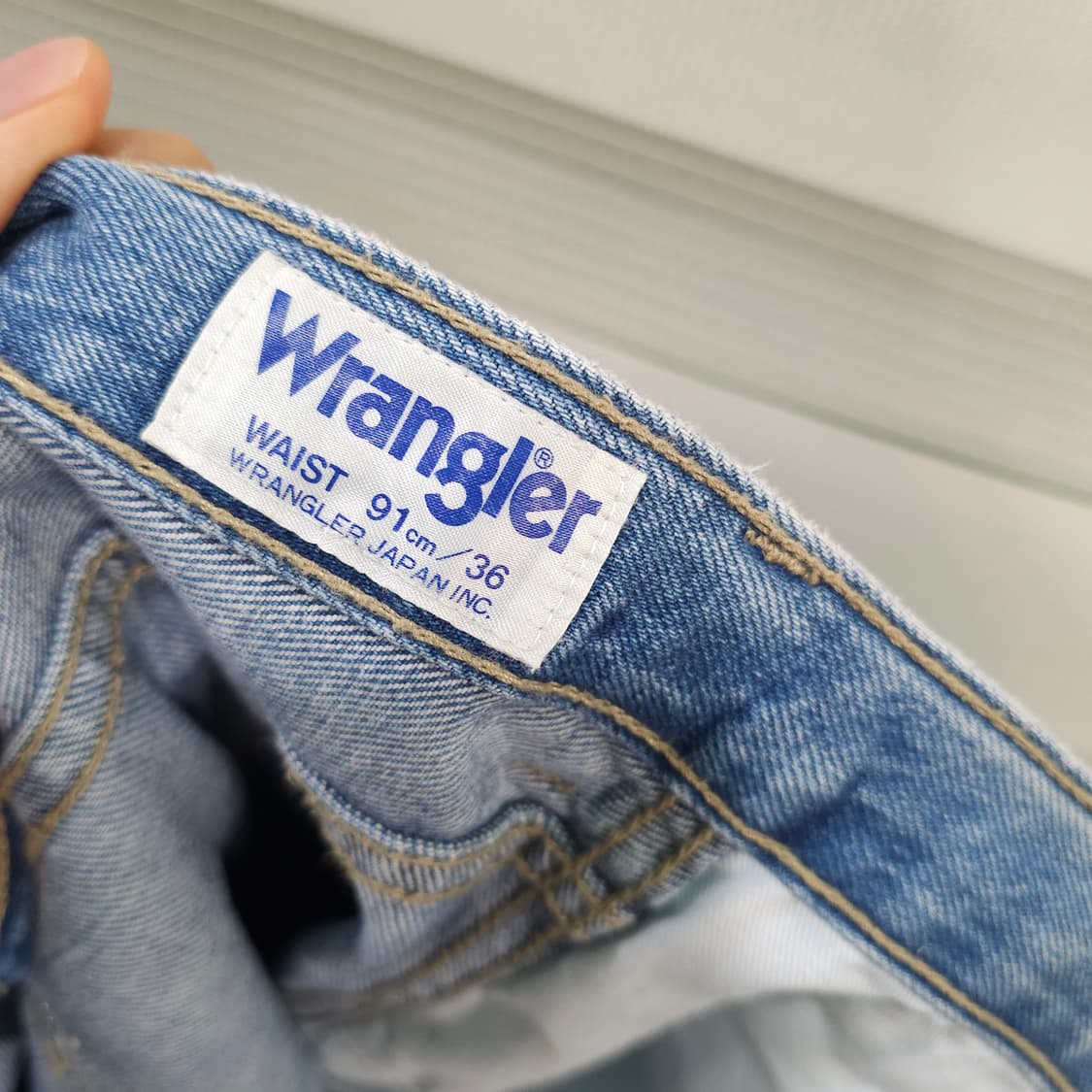 90s 랭글러 빈티지 데님팬츠- 34-35정도 상품이미지8