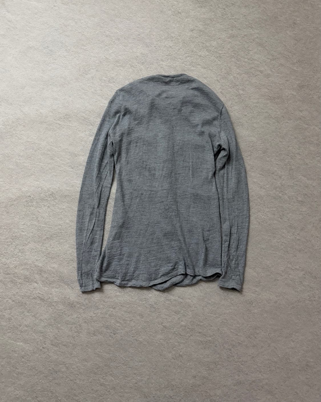 발망 금장 버튼 헨리넥 울 니트 상품이미지2