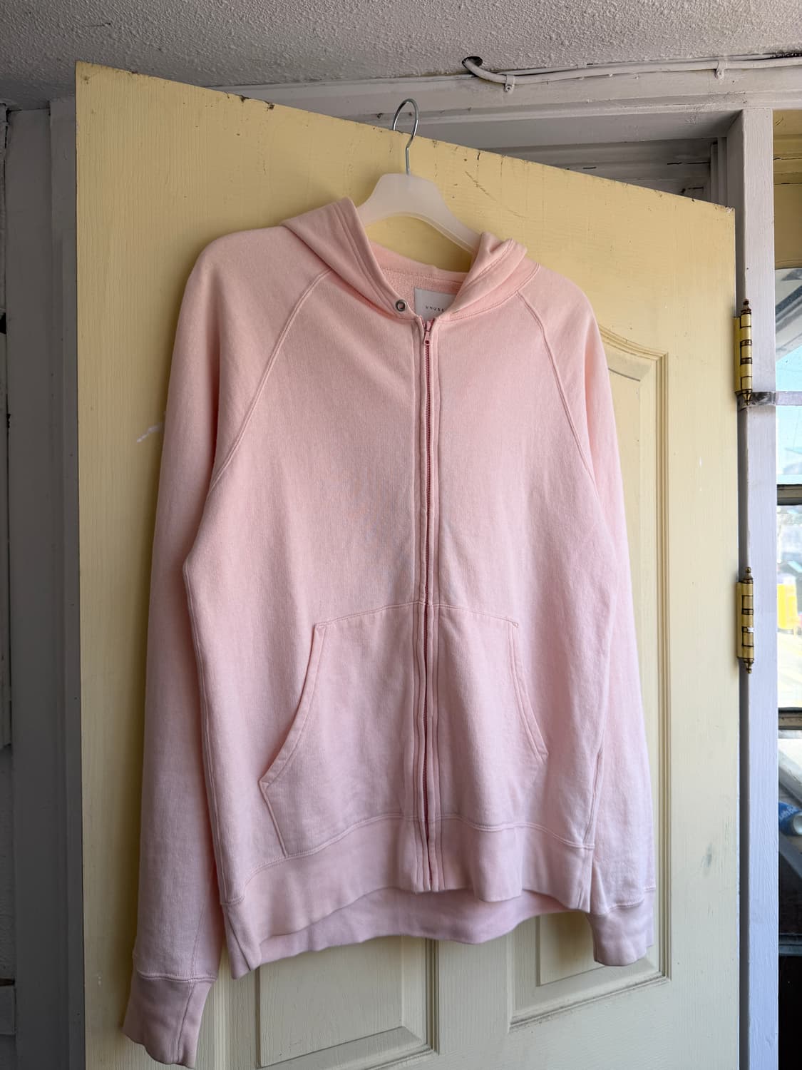 Unused pink hoodie zip 상품이미지1