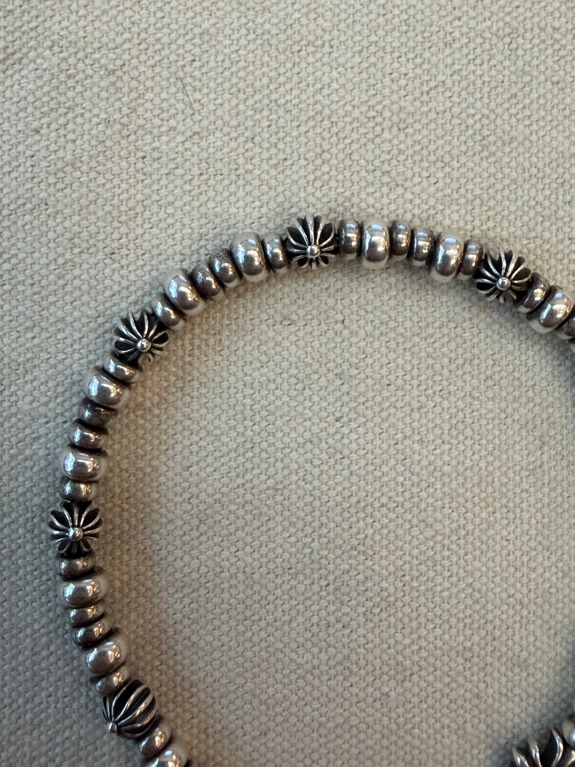 Silver 925 peace & cross bold bracelet 상품이미지3