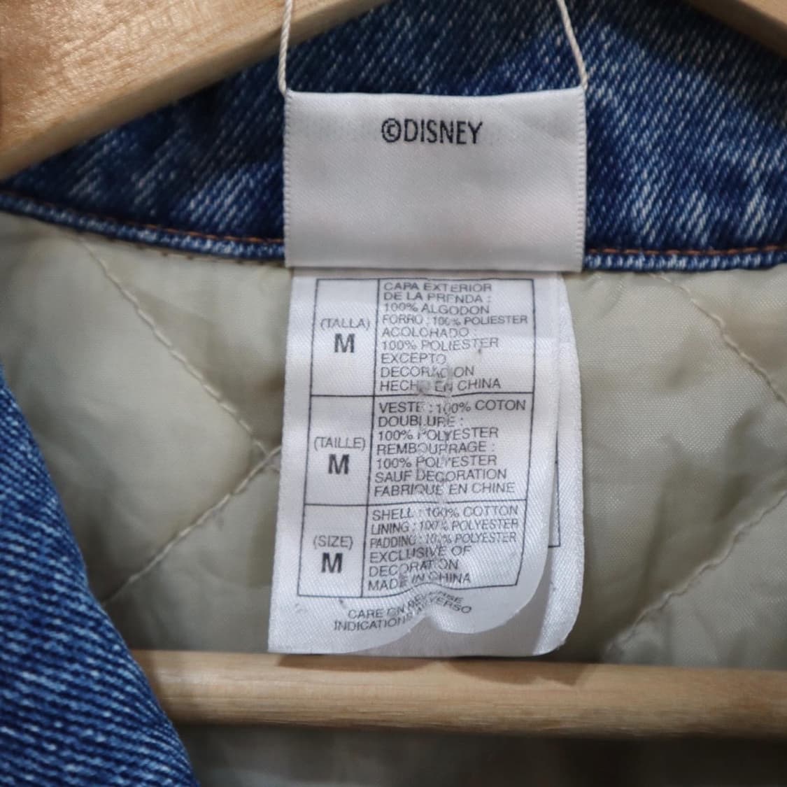디즈니 90s 데님 바시티 자켓 상품이미지9
