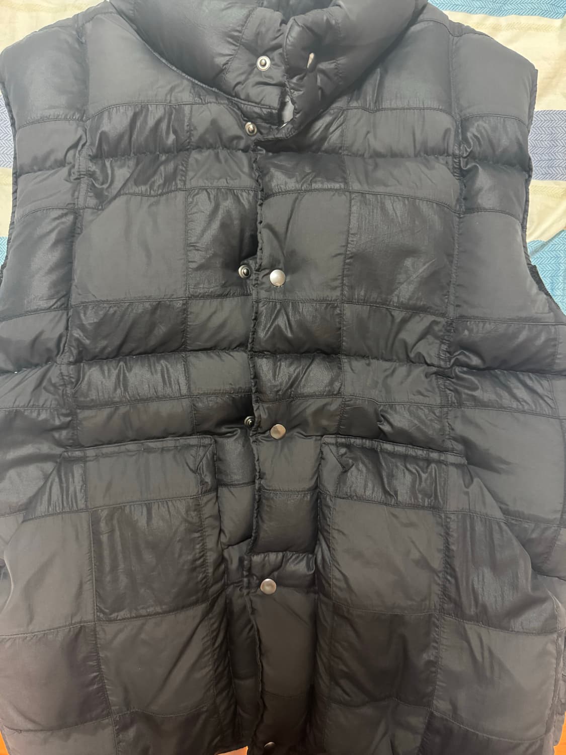 [3] 폴리테루 패치드 다운 푸퍼 베스트 블랙 상품이미지2