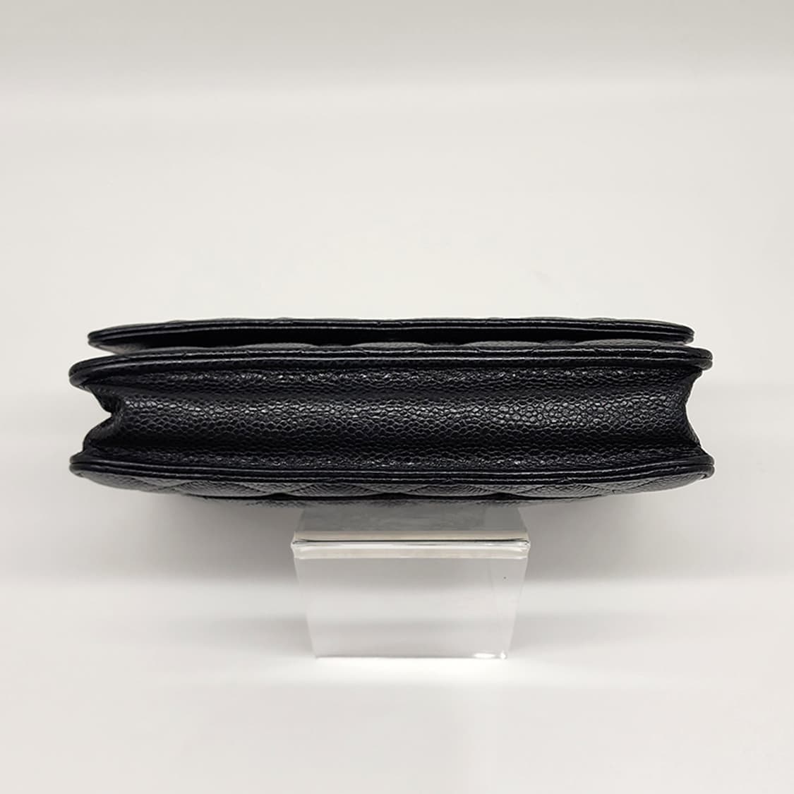 샤넬 WOC 캐비어 클래식 은장 블랙 #25 상품이미지7