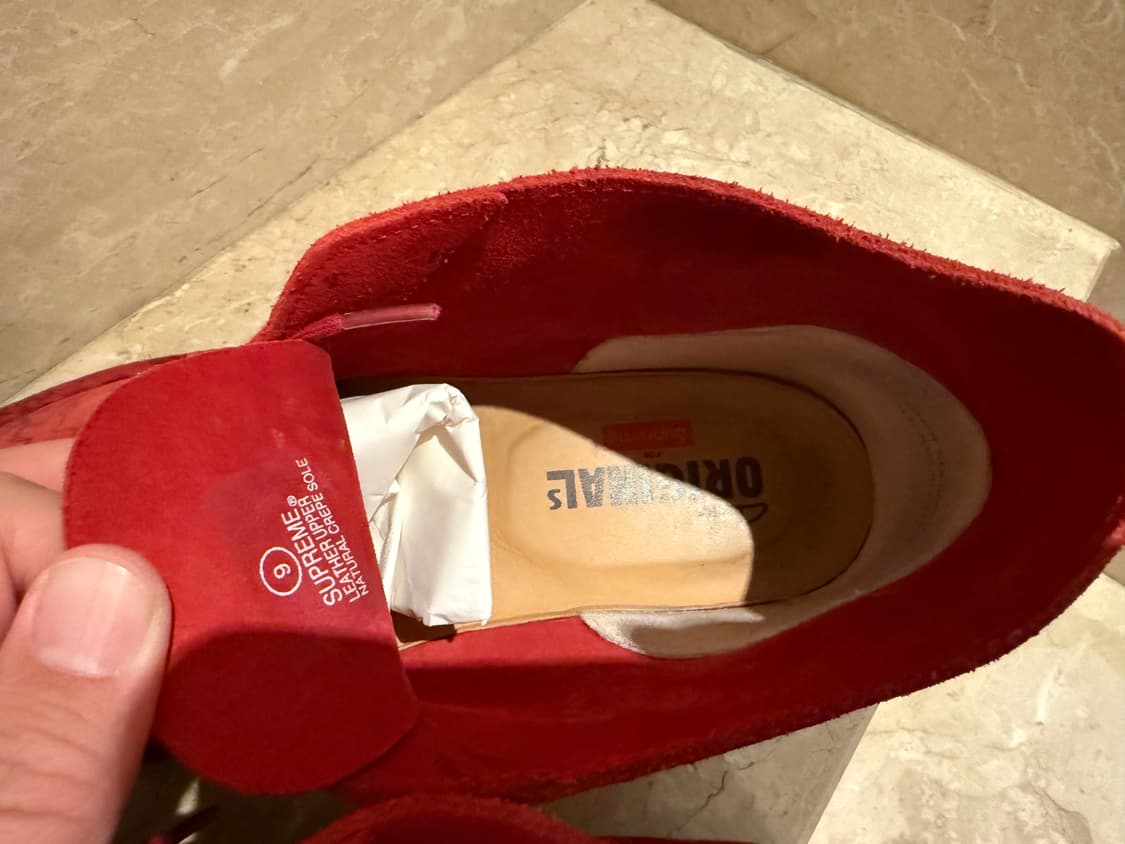 슈프림 월드맵 클락스 월라비 상품이미지4