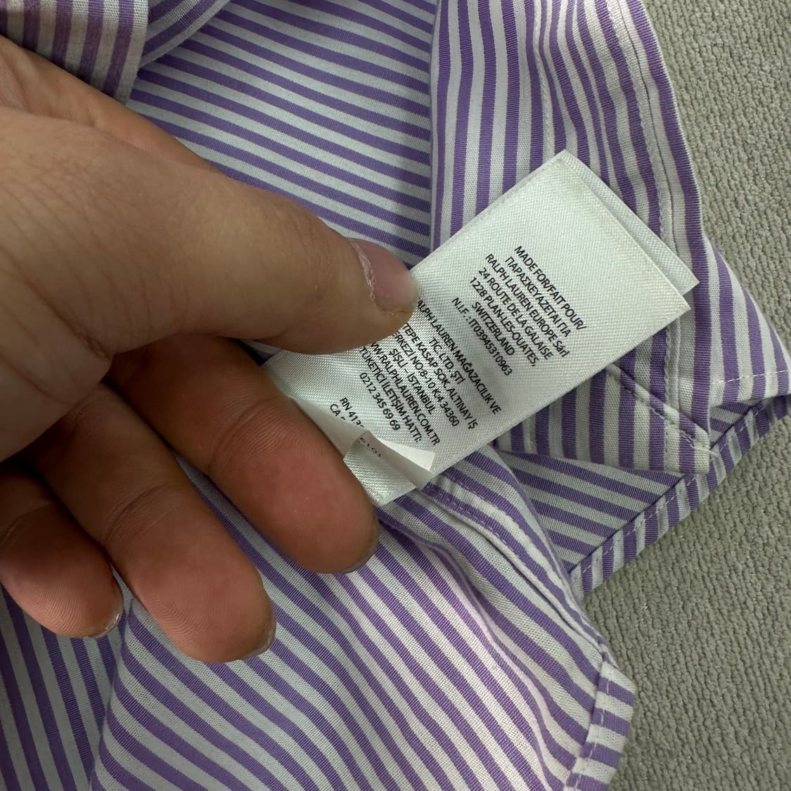 100 폴로랄프로렌 코튼 스트라이프 셔츠  상품이미지5