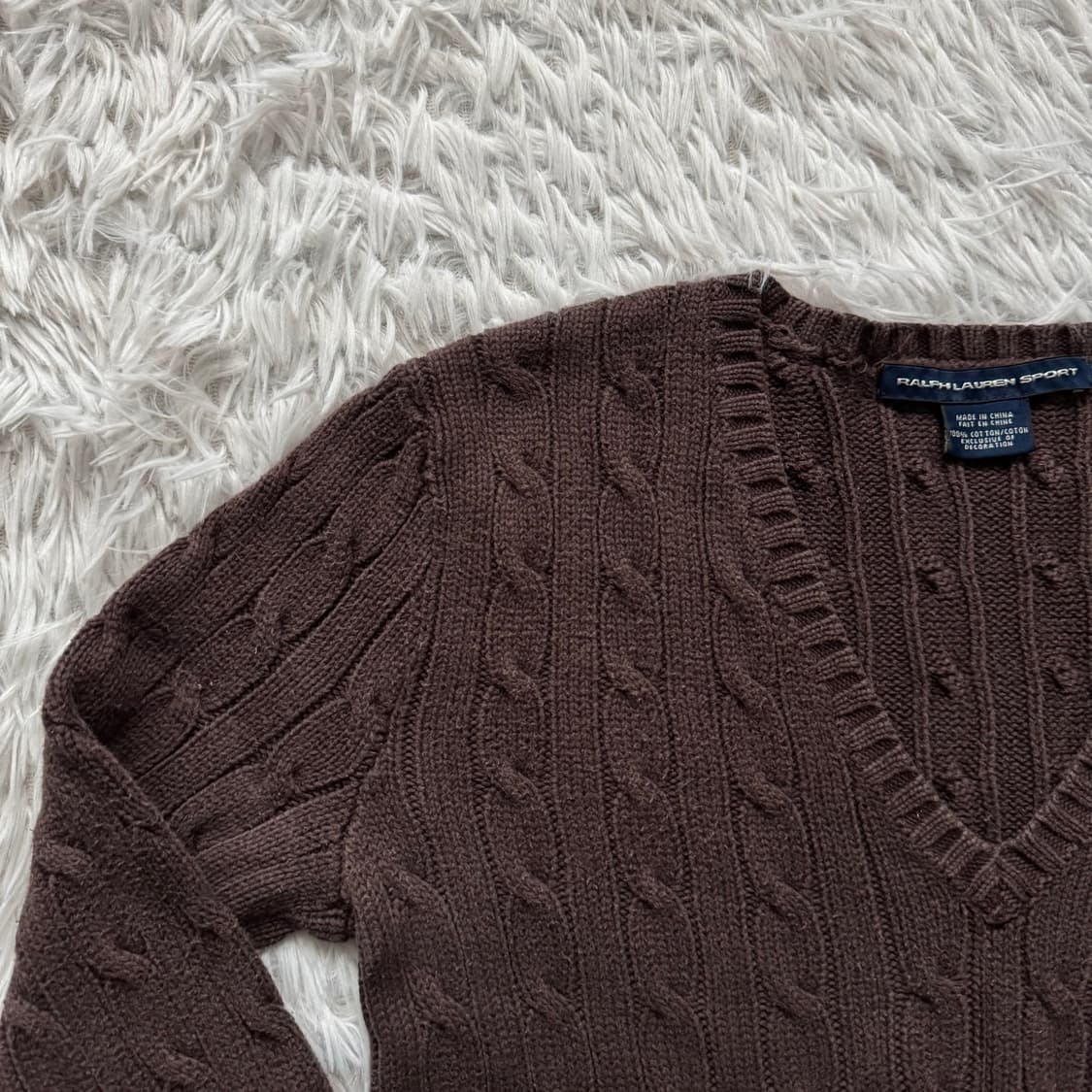 RALPH LAUREN 일본빈티지 니트 폴로 랄프로렌 니트 M 38 상품이미지1