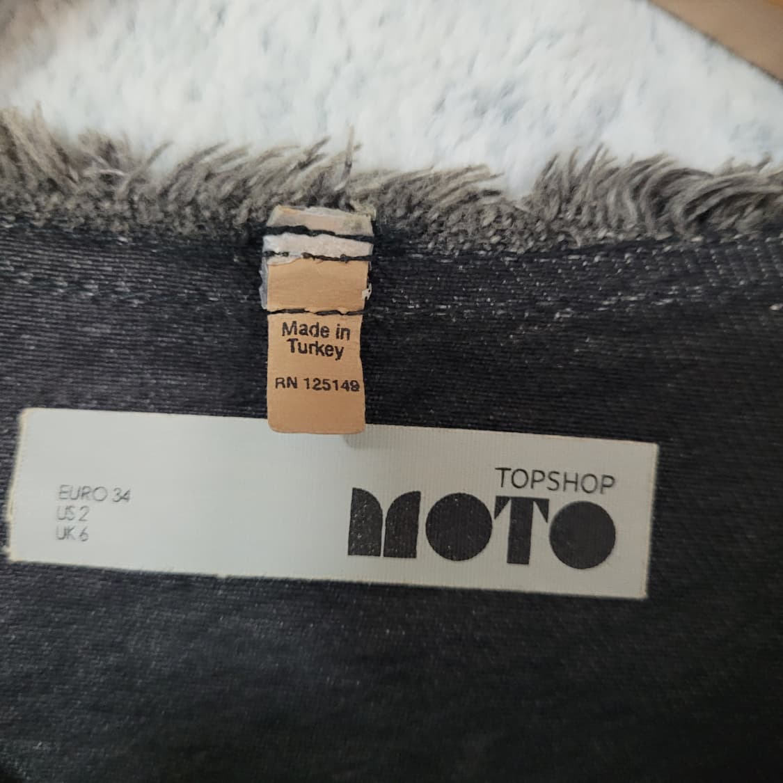 G357 [34] TOPSHOP Moto  탑샵  청자켓
 상품이미지2