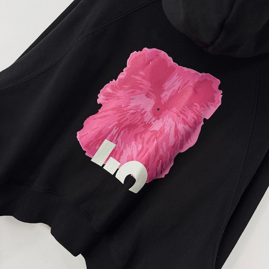 럭키슈에뜨 23 백 프린팅 후드 티셔츠 상품이미지6