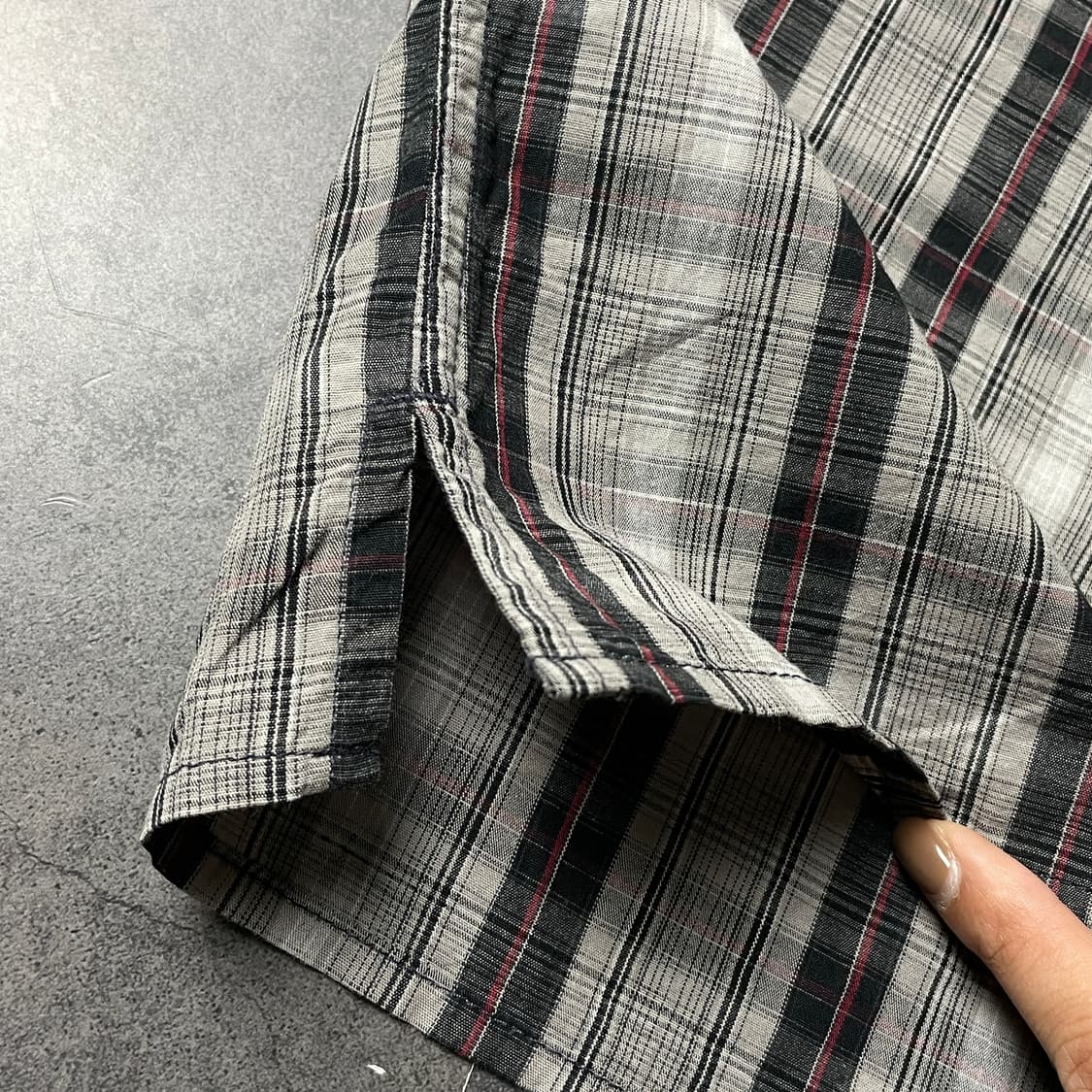 DICKIES 디키즈 빈티지 체크 반팔 워크 셔츠 A00930 상품이미지6