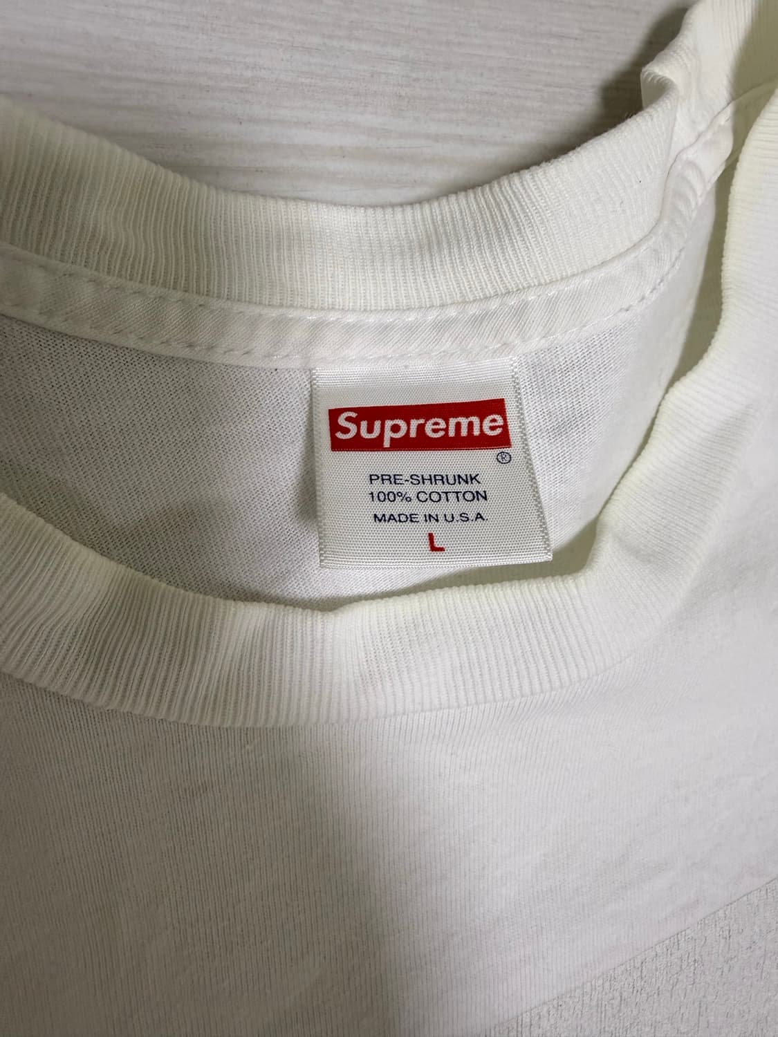 슈프림 반팔 L 상품이미지4