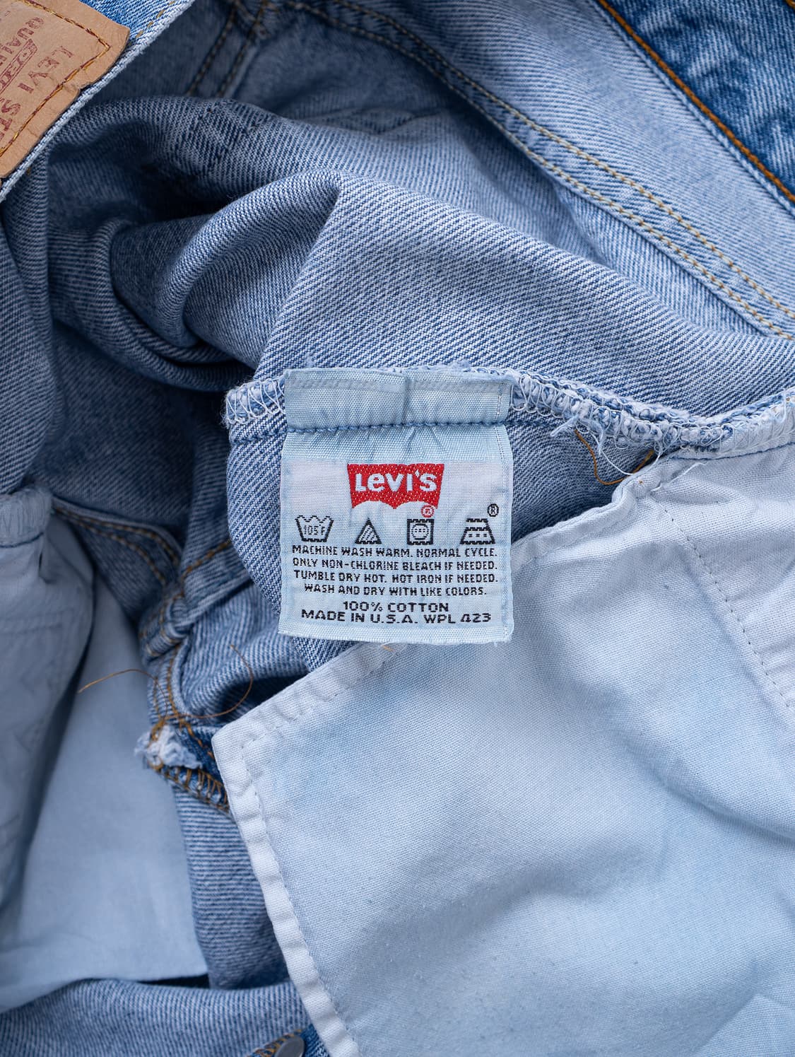 90s Levi's 501 Washed Denim Pants 상품이미지5