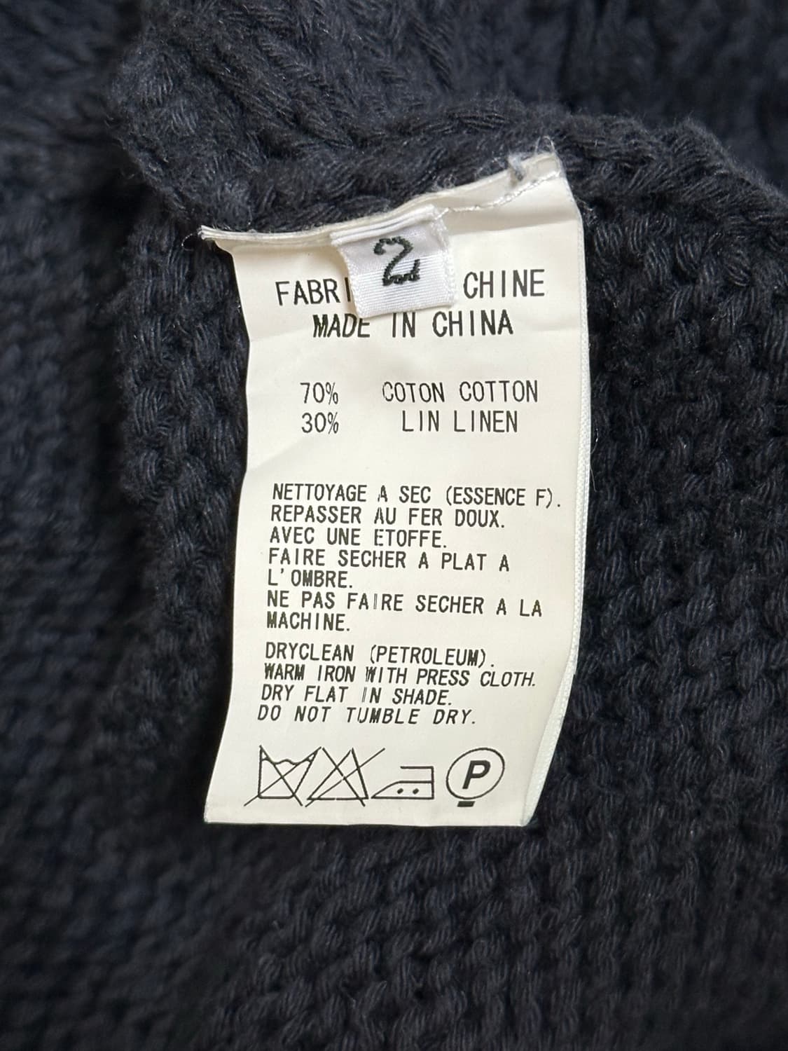 Yohji yamamoto Y’s knitted zip-up hoodie 상품이미지3