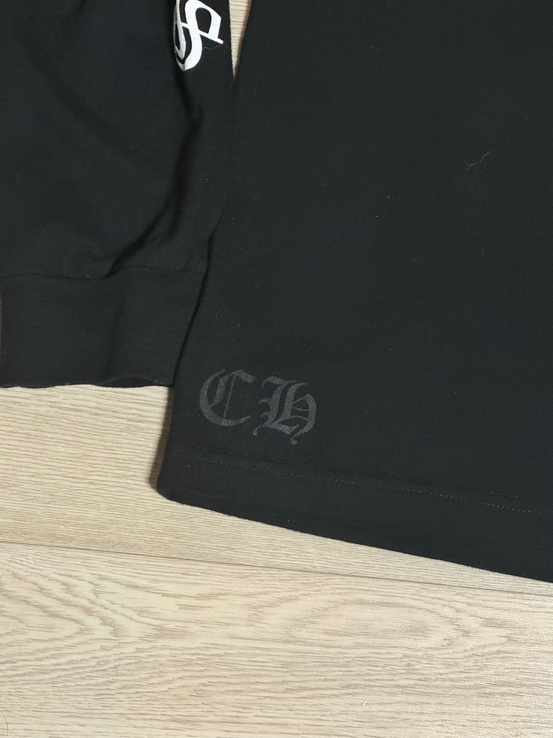 크롬하츠 스크롤라벨 롱슬리브 블랙 XL 상품이미지7