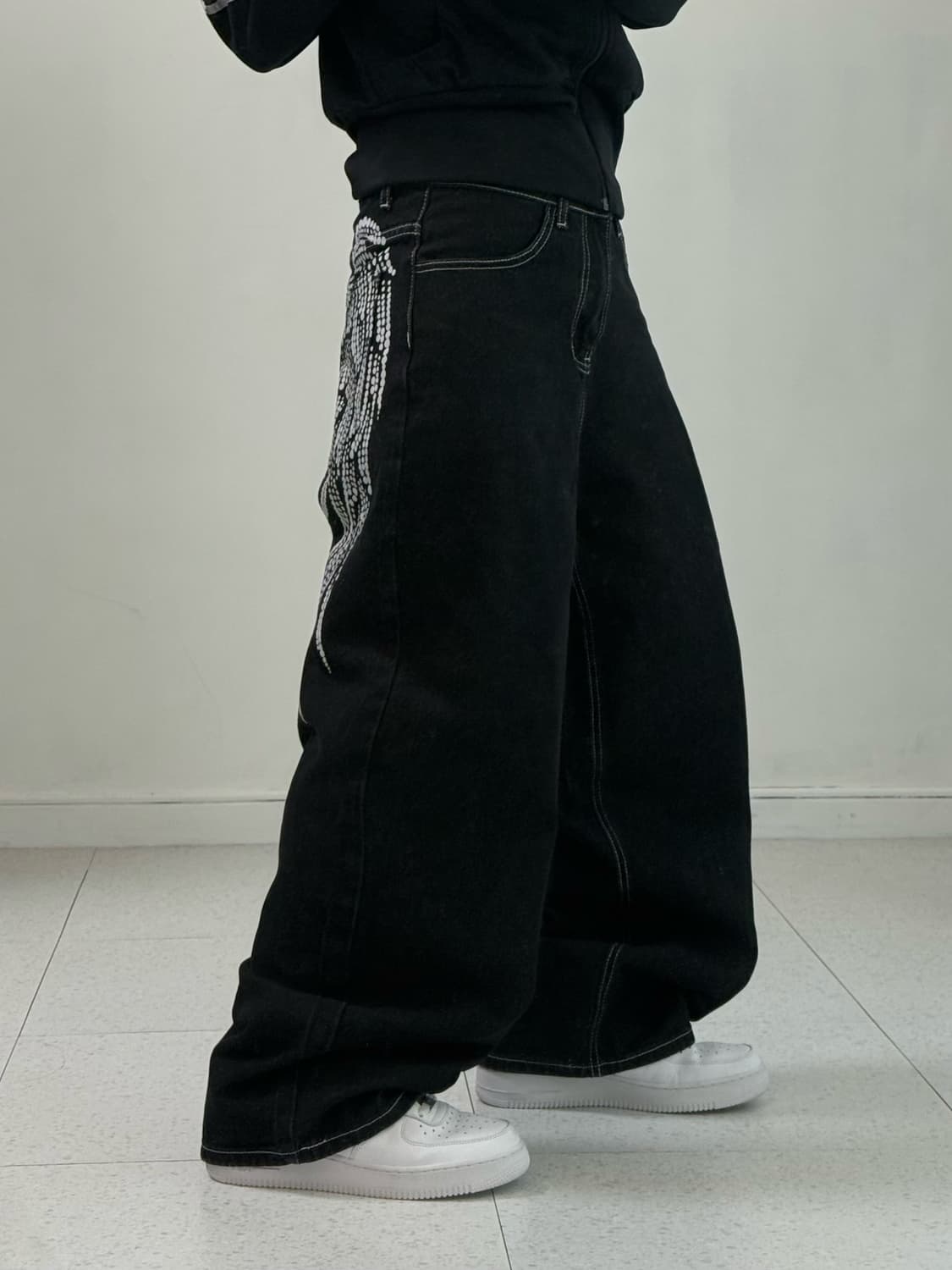 빈티지 y2k 플라잉 데님팬츠 상품이미지3