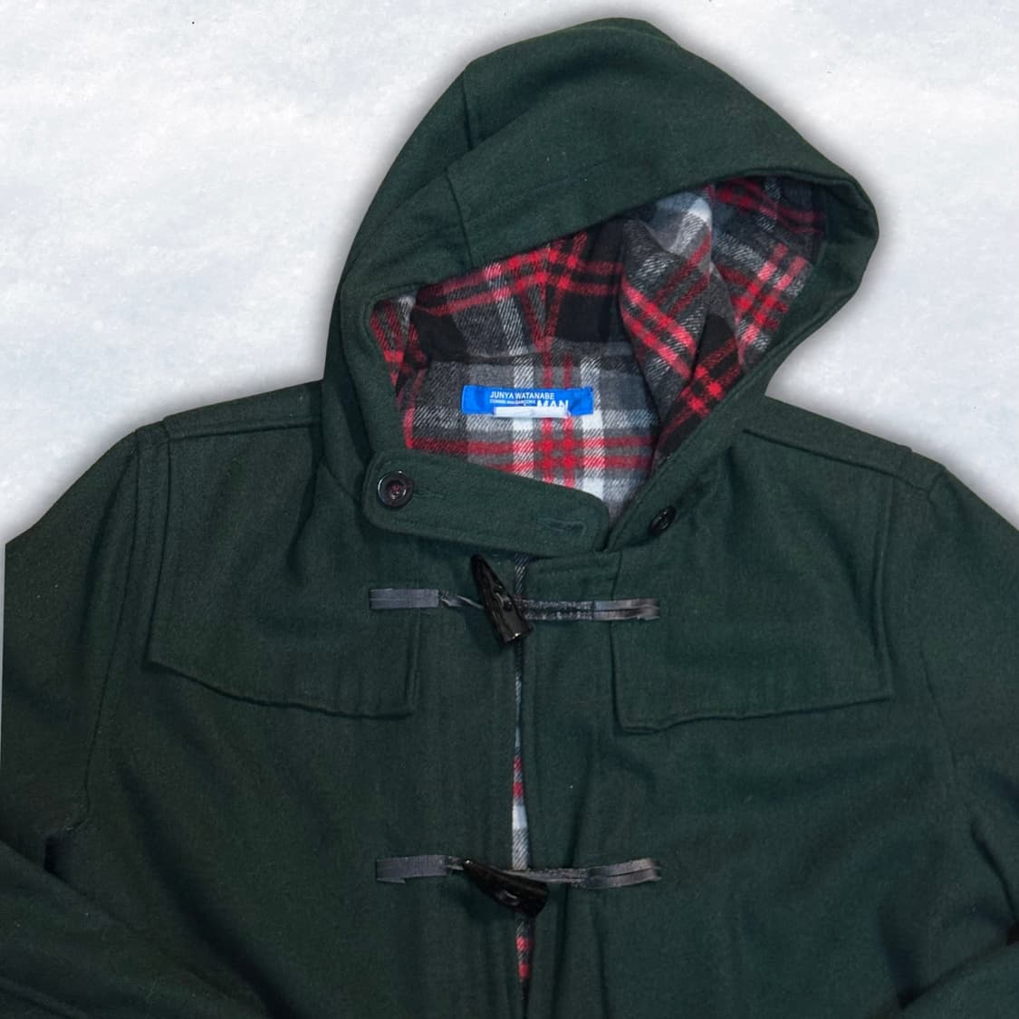 준야와타나베 꼼데가르송 맨 더플 떡볶이 코트 상품이미지3