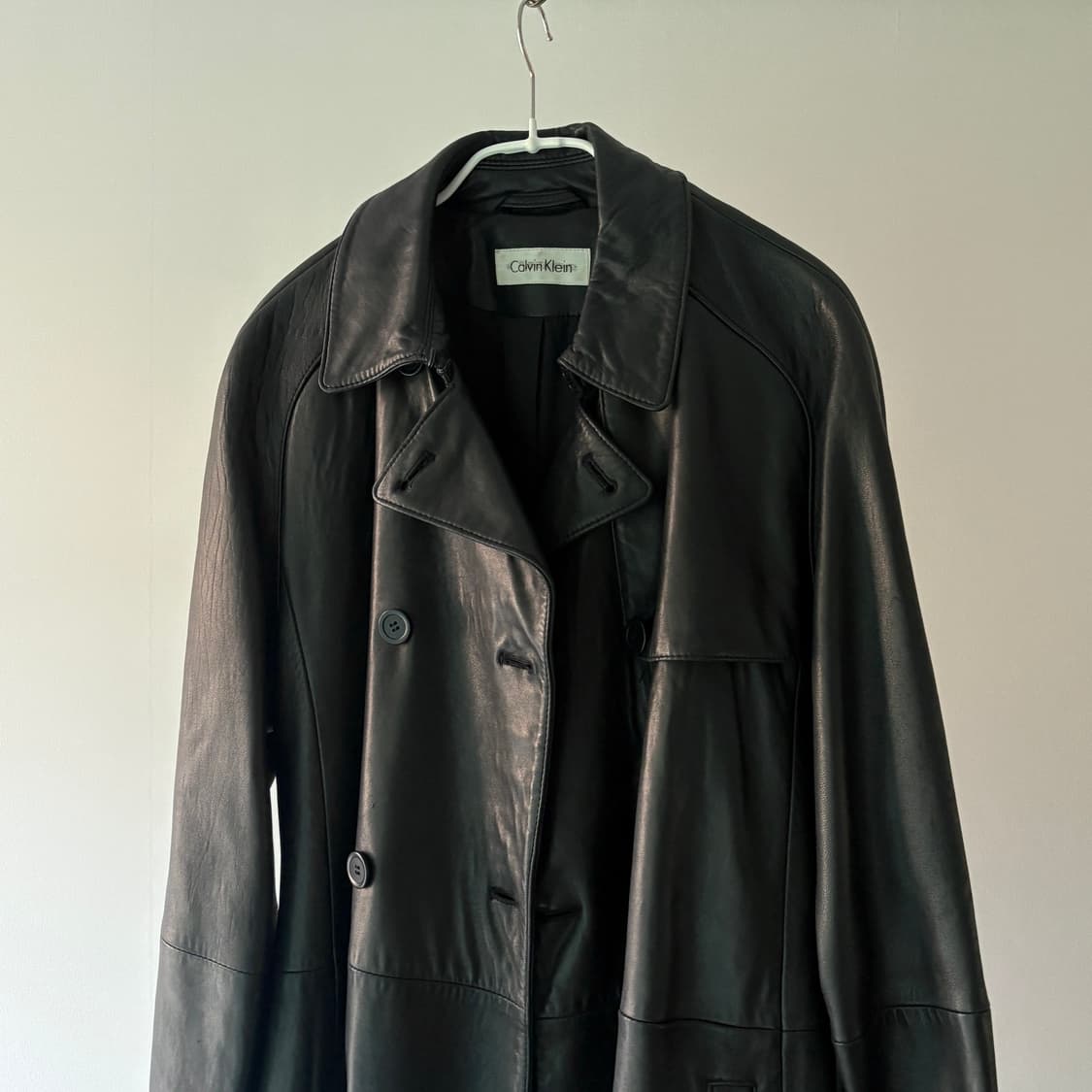  ▫️Ck Leather Double Coat 상품이미지3