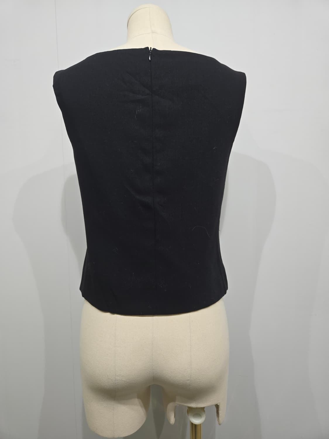 막스마라 블랙 민소매 블라우스 여성 상품이미지2