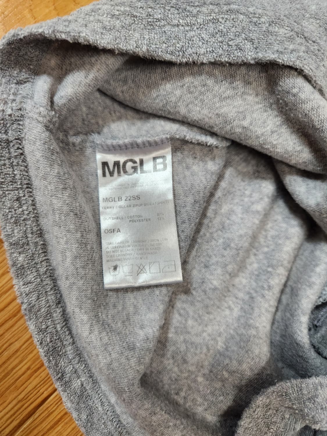 MGLB 카라넥 반팔 티셔츠 그레이 F 상품이미지4