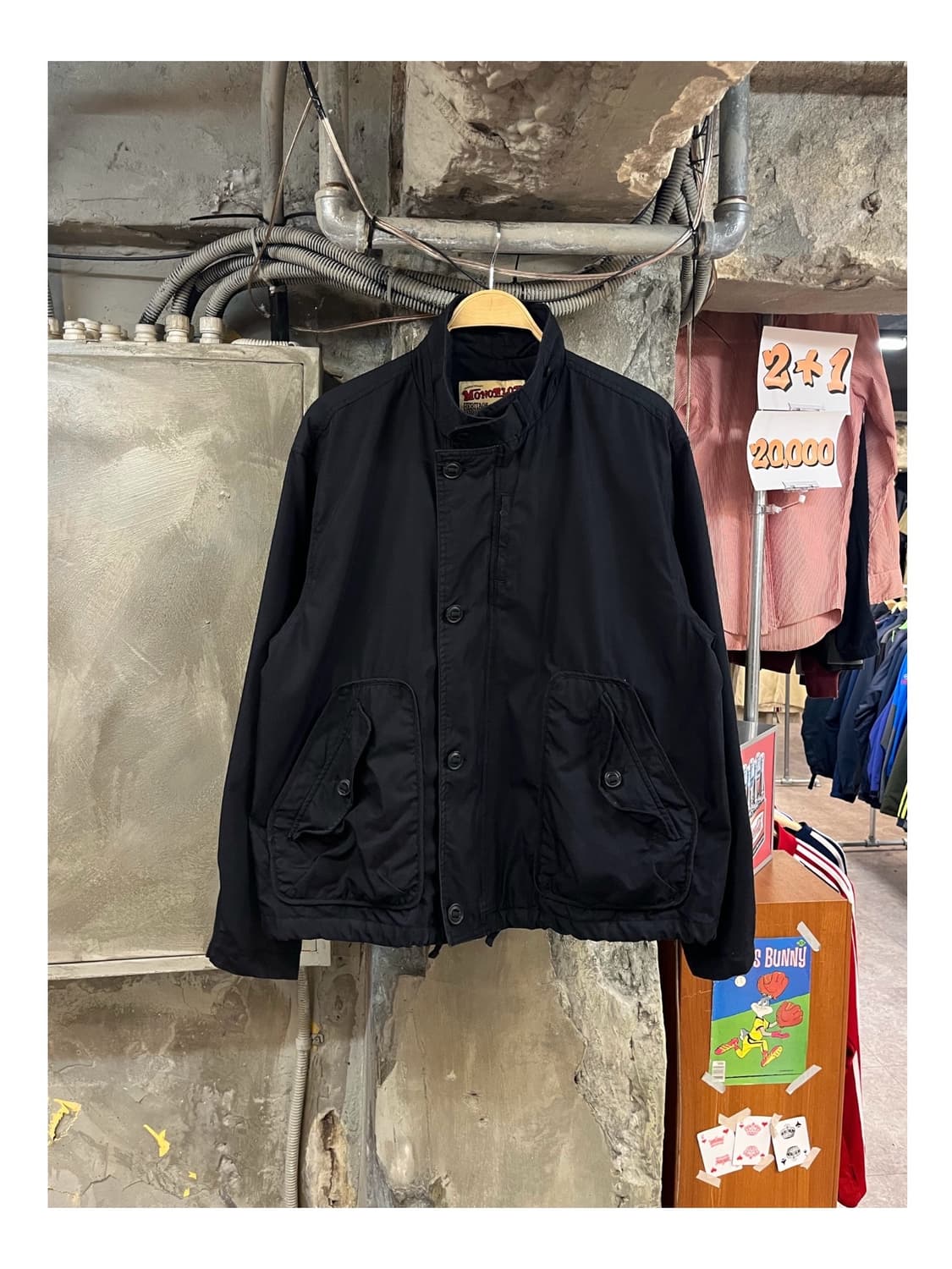 모노플로우 헌팅 자켓 블랙 L #csz3033 상품이미지1