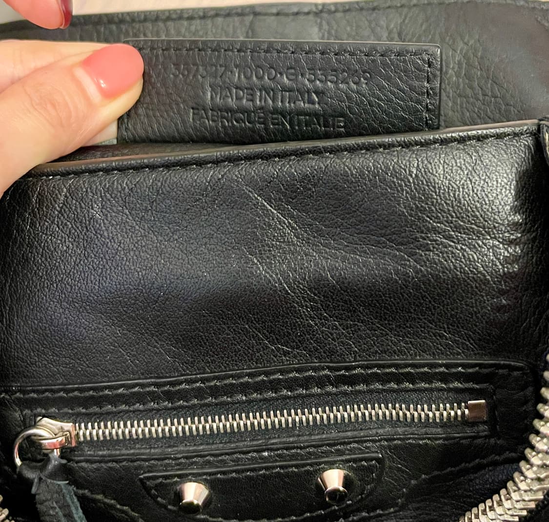 발렌시아가Balenciaga 파피에르 바이커 버킷백 블랙 상품이미지6