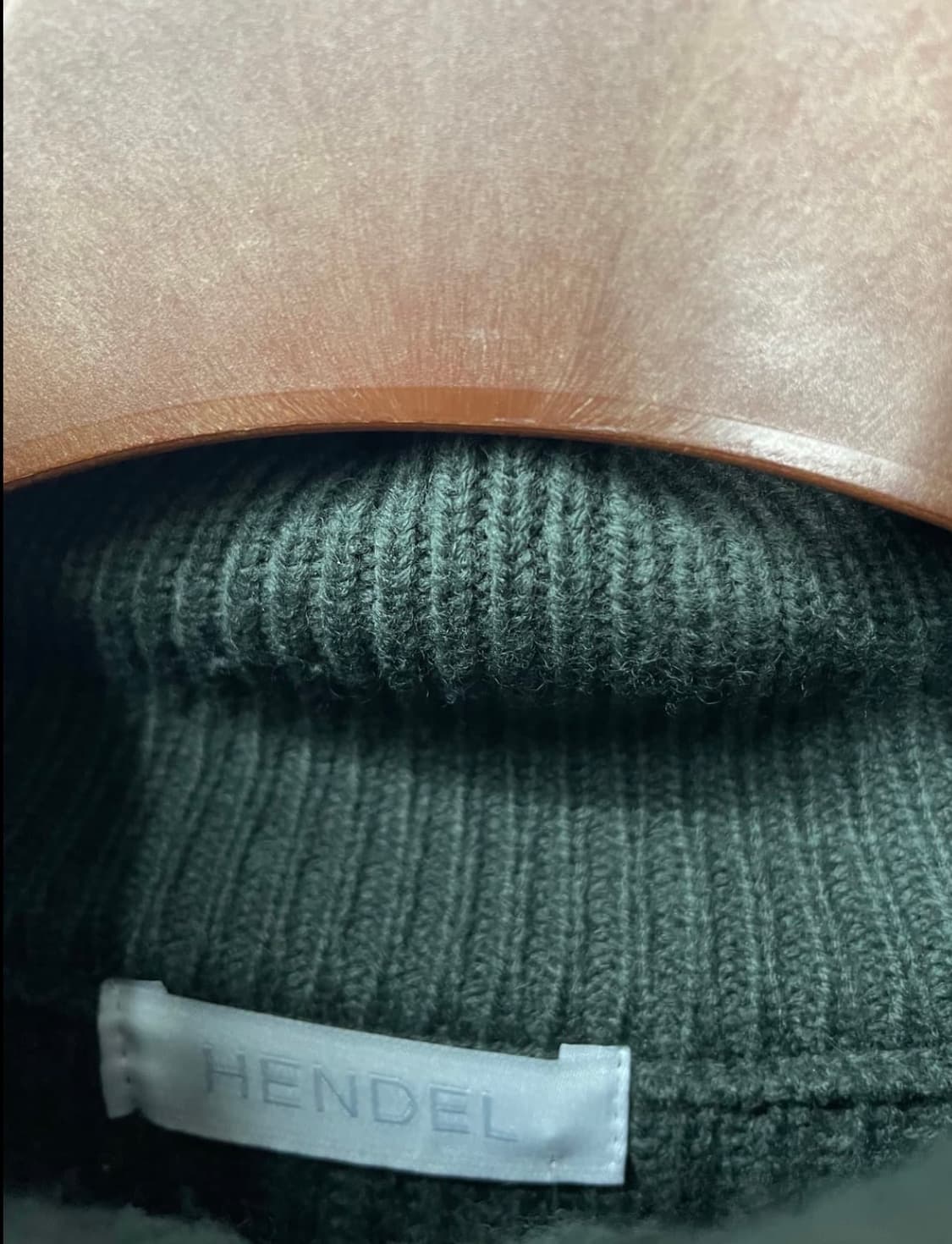 빈티지 헨델 카키 니트집업 A2102 상품이미지6