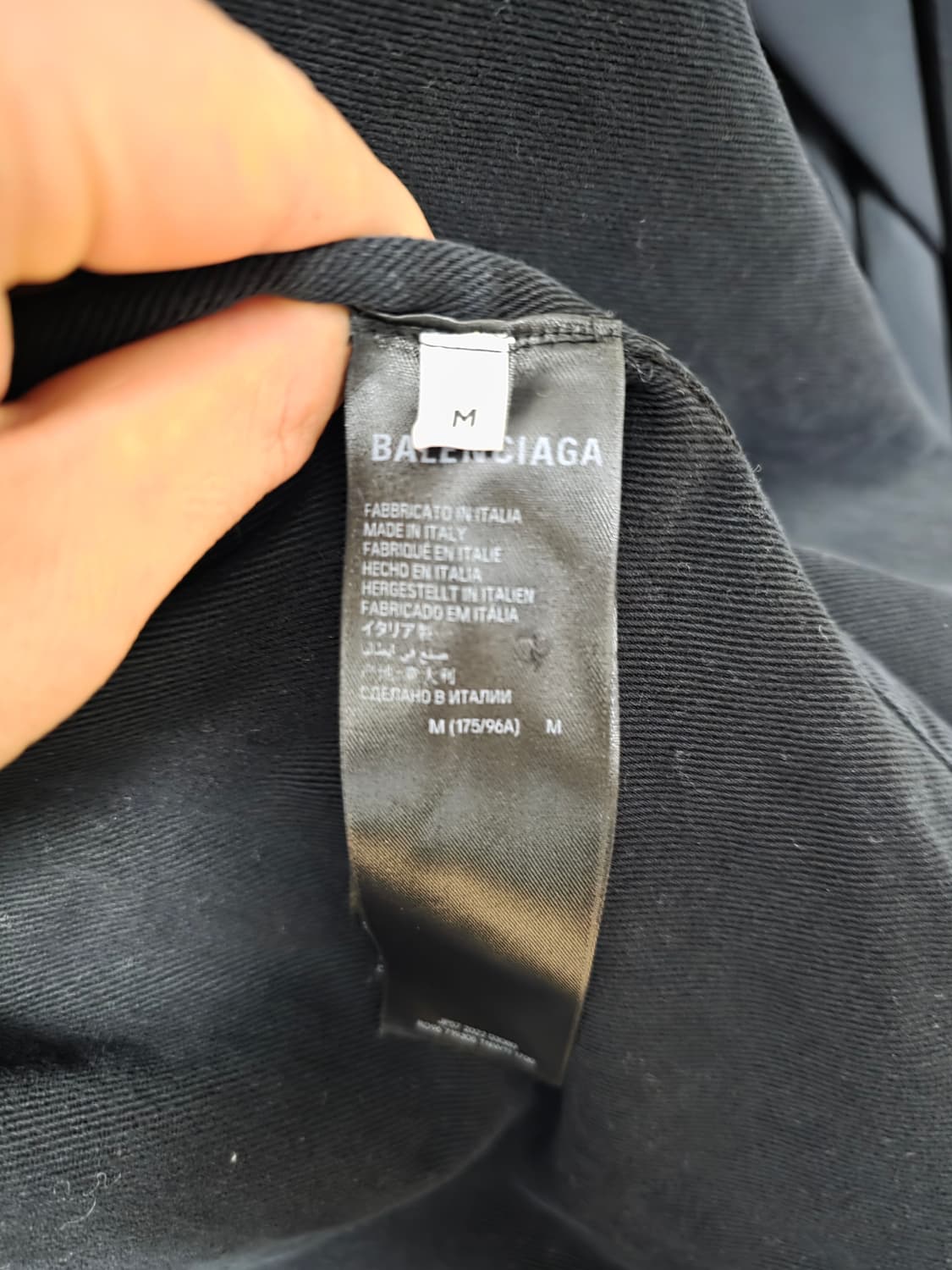 발렌시아가 패디드 셔츠 오버사이즈 M 상품이미지2