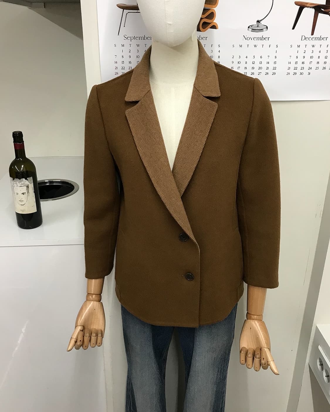 버버리 캐시미어 핸드메이드 자켓 상품이미지8