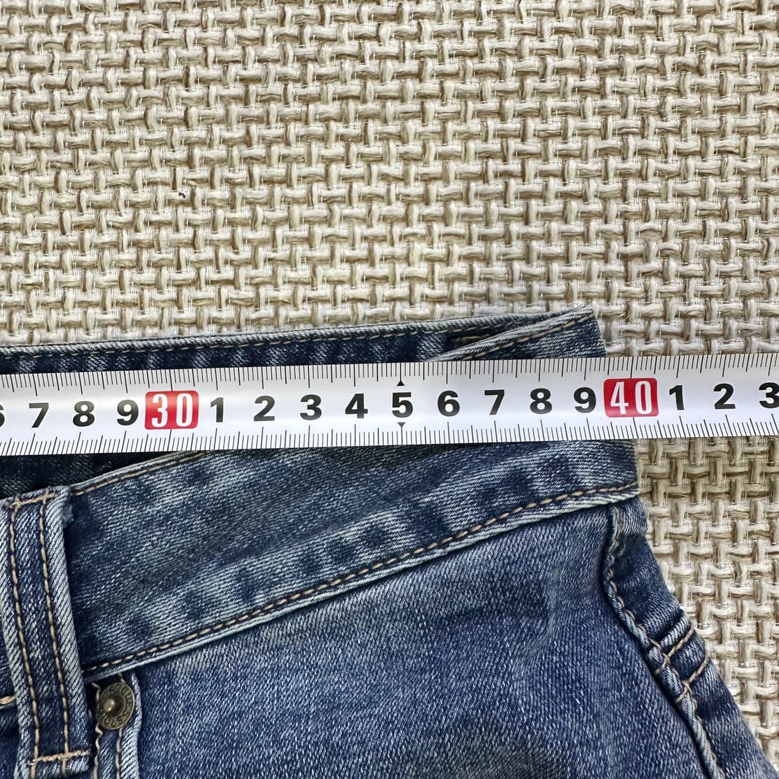 76 게스 스트레이트 핏 데님 팬츠0427D 상품이미지7