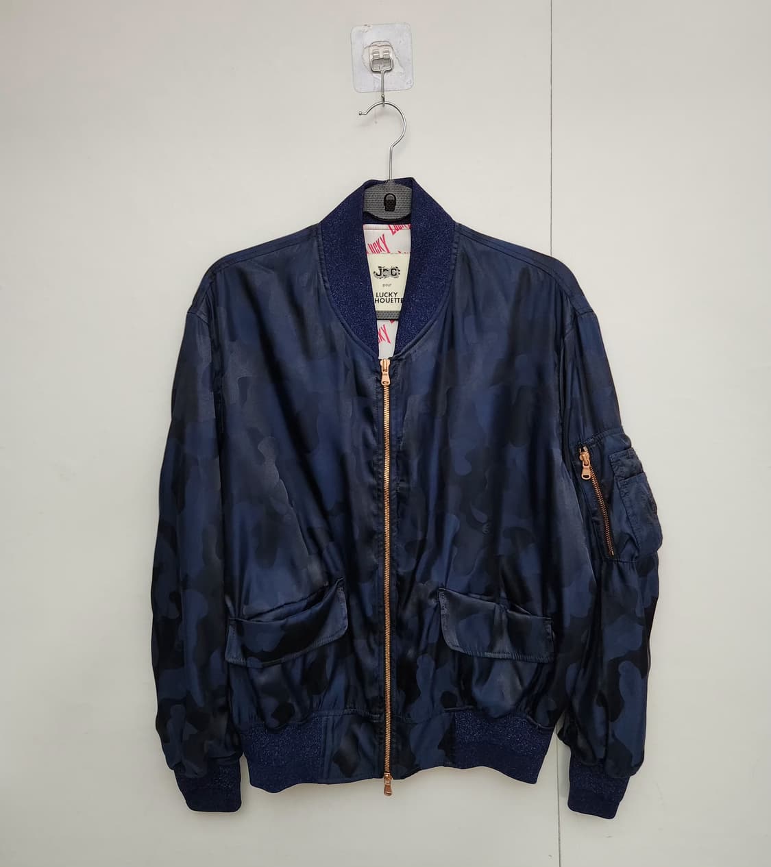 럭키슈에뜨 100 77 봄버자켓 블루종 항공점퍼 상품이미지1