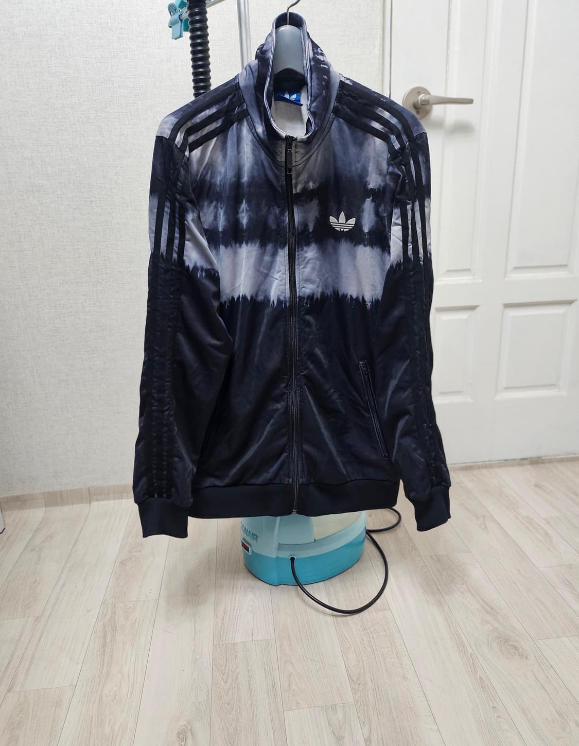 (100)L ☆우주매물☆ 아디다스 파이어버드 타이다이 [블랙] 트랙탑져지 상품이미지1