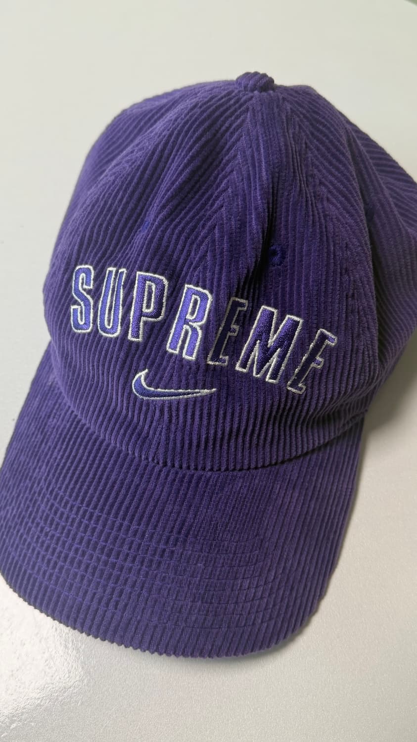 슈프림 X 나이키 코듀로이 볼캡 퍼플 상품이미지2