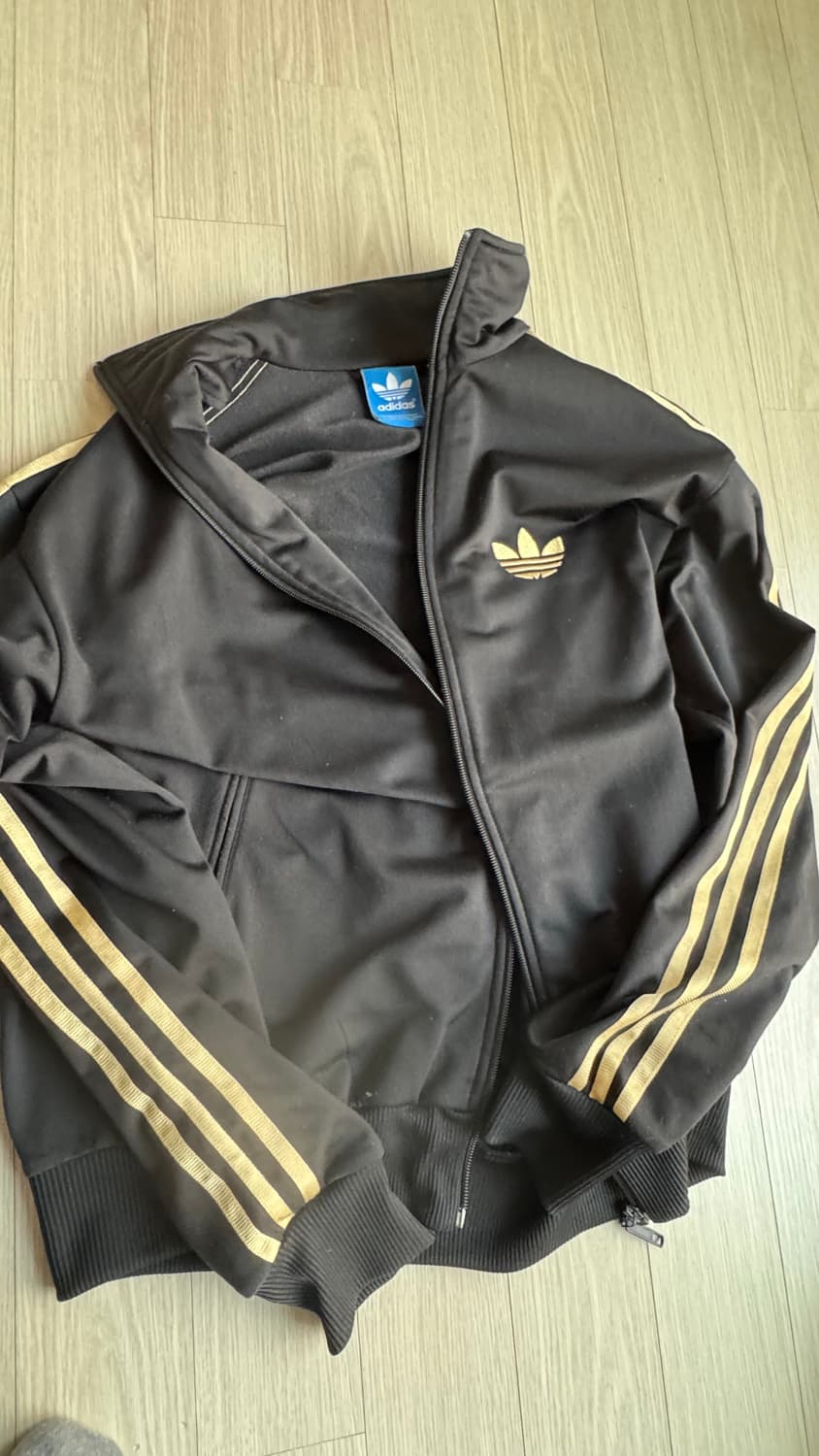 아디다스 파이어버드 트랙탑105 골드블랙 상품이미지3