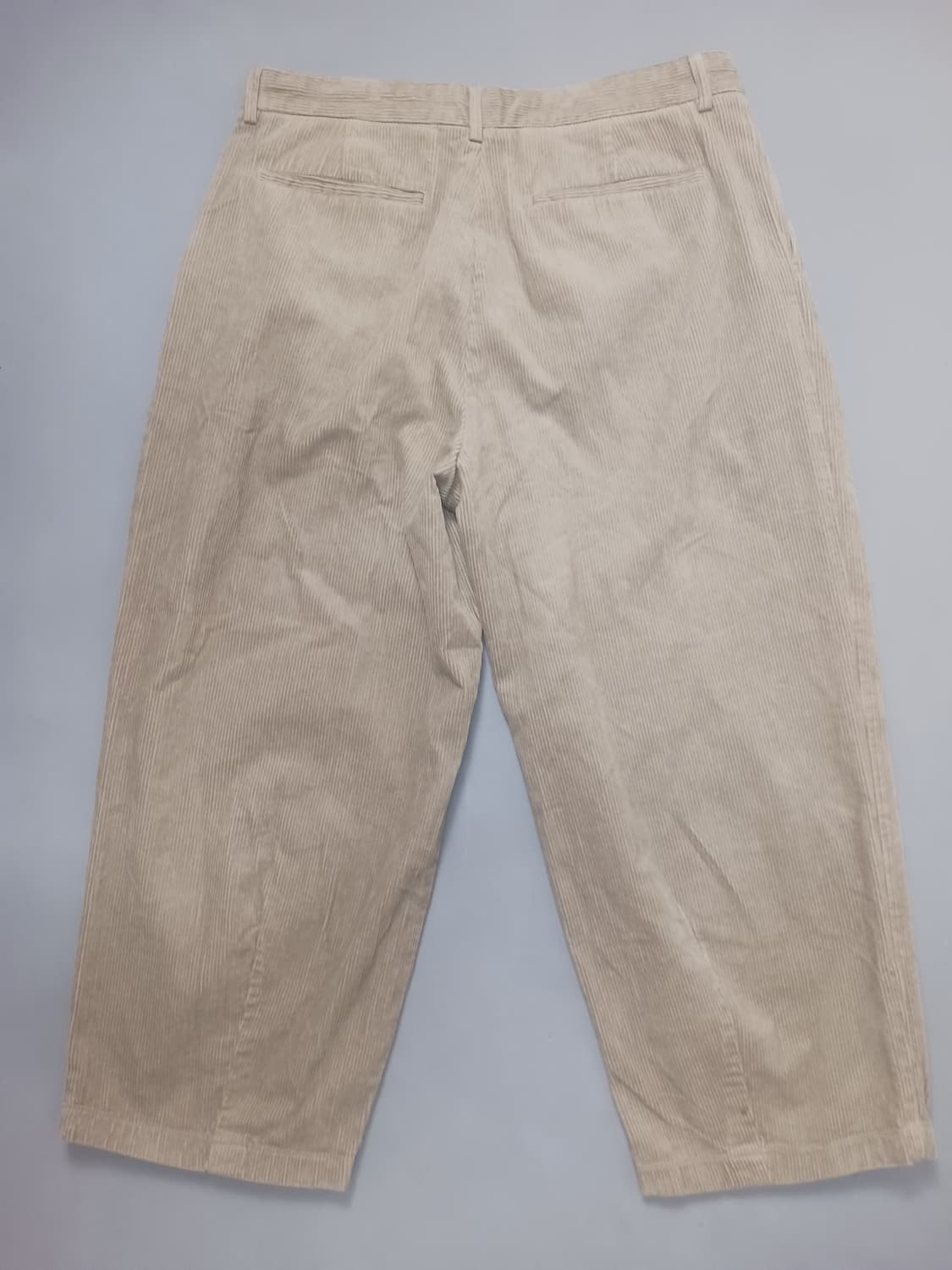 [36] 무신사 스탠다드 코듀로이 와이드 벌룬 팬츠 베이지 상품이미지7