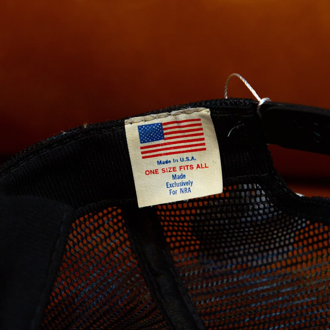 USA 생산 빈티지 트러커 캡 블랙 상품이미지4